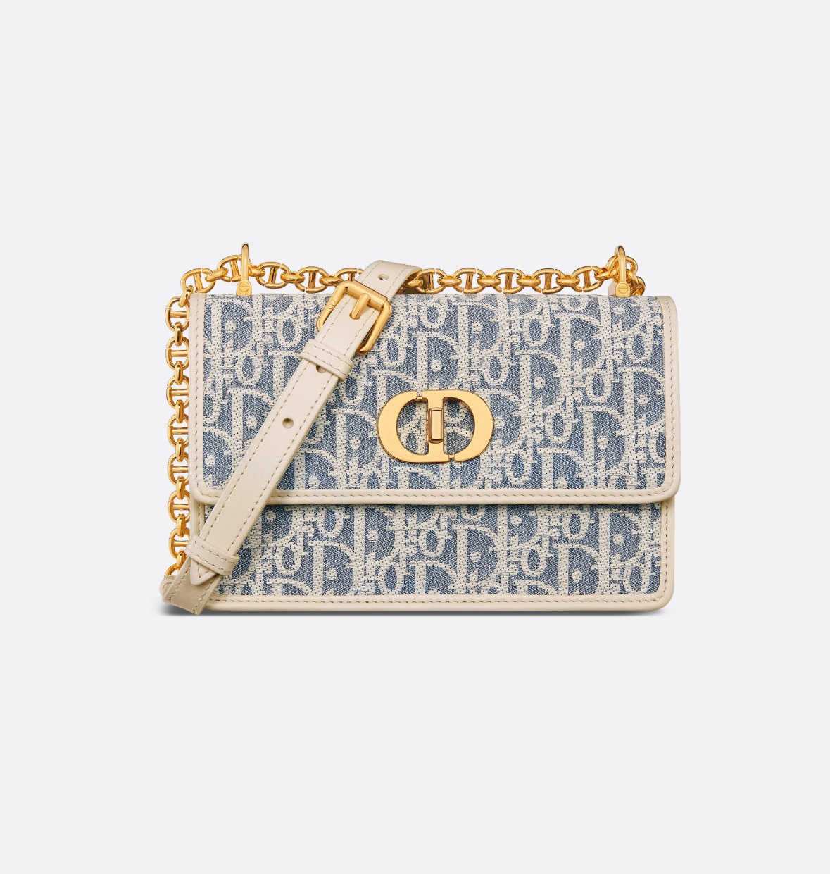 dior miss caro mini oblique print chain flap crossbody bag